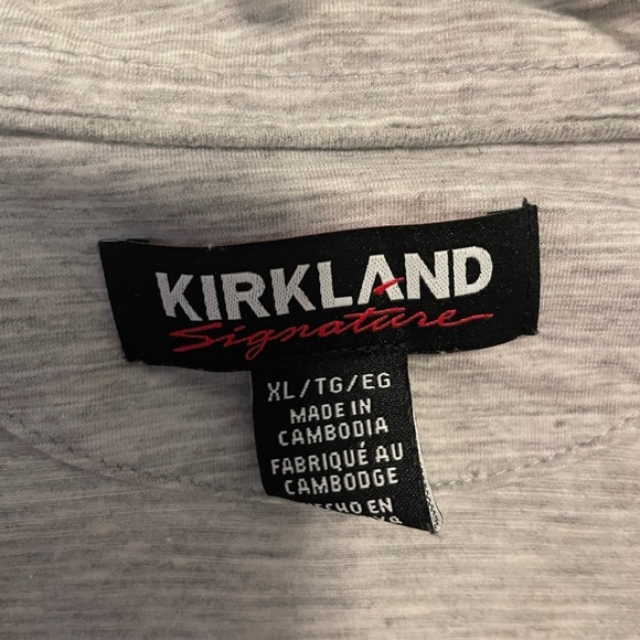 Kirkland Signature Light Gray Polo Shirt - Picture 3 of 5